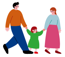 家族のイラスト